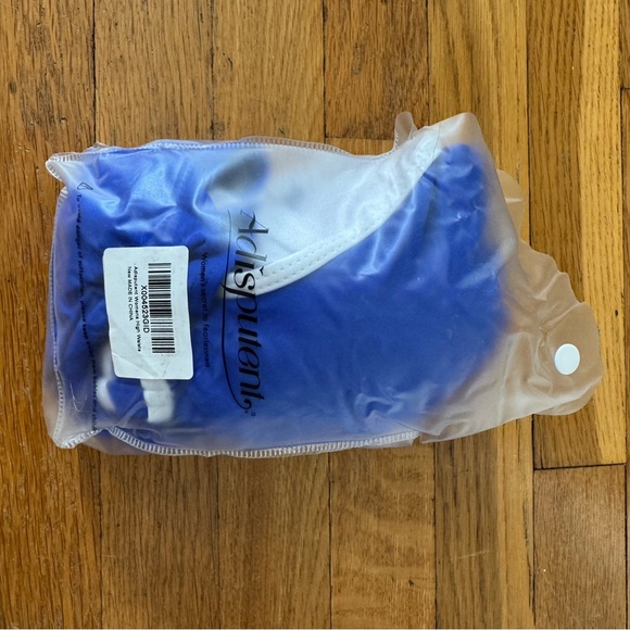 Blue and White Athletic Bikini - Picture 11 of 12